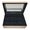 Ver imagem 1 de Caixa para 6 Relógios Flocada com Visor Josely Flocados