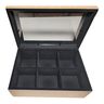 Caixa para 6 Relógios Flocada com Visor Josely Flocados - 3
