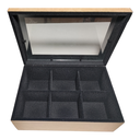 Ver imagem 3 de Caixa para 6 Relógios Flocada com Visor Josely Flocados