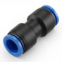 Ver imagem 4 de Conexão União Emenda Reta 6mm Pu Pneumática Engate Rápido - 10 Peças
