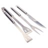 Kit Churrasco Inox Faca Garfo e Pegador com Estojo - 4