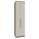 Ver imagem 1 de Guarda Roupa Modulado 02 Portas com Prateleiras 245cm Altura Setiba - Carvalho/Palha