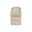 Ver imagem 3 de Puff e Poltrona Amamentação Balanço Quarto Baby Suede Bege - Incasa Decor