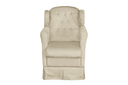 Ver imagem 3 de Puff e Poltrona Amamentação Balanço Quarto Baby Suede Bege - Incasa Decor