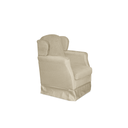 Ver imagem 4 de Puff e Poltrona Amamentação Balanço Quarto Baby Suede Bege - Incasa Decor