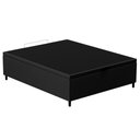 Ver imagem 1 de Base para Cama Box Baú Casal 138x188cm Hit I02 Suede Preto - Mpozenato