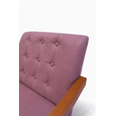 Ver imagem 5 de Poltrona Zara Corino Moderno Sala de Estar Escritório Quarto:rosa