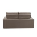 Ver mais imagens de Sofá Retrátil e Reclinável 3 lugares com Molas 2,00m Laisa Suede Capuccino Madelina Decor