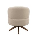 Ver imagem 5 de Poltrona Decorativa Chair Bouclé Aveia Premium Giratória Sala Dekorien
