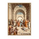 Ver imagem 1 de Quadro Escola de Athenas Rafael - Socrates Platão Decoração Parede Quarto Sala