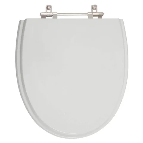 Assento Sanitário Poliester Eros Cinza Platina para vaso Incepa