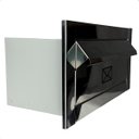 Ver imagem 3 de Caixa de Correio Frente Inox Polido Corpo em Aço Embutir na Parede - Arkell