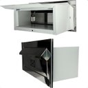 Ver imagem 1 de Caixa de Correio Frente Inox Polido Corpo em Aço Embutir na Parede - Arkell