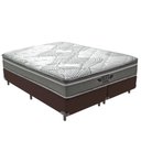 Ver imagem 1 de Cama Box com Colchão King Ibiza Pillow Top Molas Ensacadas Tecido Sintético Vtech