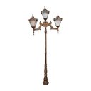 Ver imagem 1 de Poste Colonial Romano Jardim de Alumínio 03 Luminária 2,50m