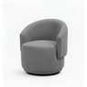 Poltrona Decorativa Giratória Sala de Estar Recepção Jasmine Bouclé - 3