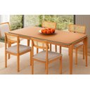 Ver imagem 1 de Mesa Rana 6 Lugares – Madeira Eucalipto Nobre e Tampo Laminado Verde