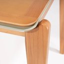 Ver imagem 2 de Mesa Rana 6 Lugares – Madeira Eucalipto Nobre e Tampo Laminado Verde