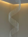 Ver imagem 4 de Lustre de Cristal Legítimo Redondo Espiral 3 Metros