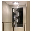 Ver imagem 2 de Lustre de Cristal Legítimo Redondo Espiral 3 Metros