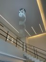 Ver imagem 6 de Lustre de Cristal Legítimo Redondo Espiral 3 Metros