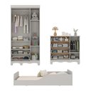 Ver imagem 5 de Quarto Infantil Completo com Minicama Montessoriana e Colchão Incluso Suspiro Multimóveis MP4904