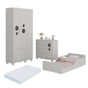 Ver imagem 2 de Quarto Infantil Completo com Minicama Montessoriana e Colchão Incluso Suspiro Multimóveis MP4904