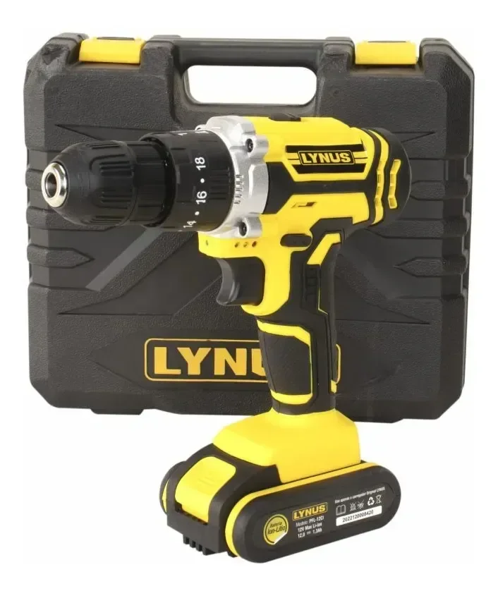 Parafusadeira e Furadeira de Impacto Lynus Pfl-12ci - 5
