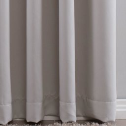 Cortina Tecido Blackout Off White 560x230cm para Varão Fastlar Cortina para Varão - 4