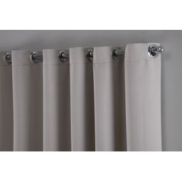 Cortina Tecido Blackout Off White 560x230cm para Varão Fastlar Cortina para Varão - 2