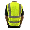 Ver imagem 3 de Colete Sinalizador Faixa Refletiva Segurança do Trabalho Epi Proteçao Obra Estrada Avenida Rodovia
