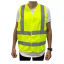 Ver imagem 6 de Colete Sinalizador Faixa Refletiva Segurança do Trabalho Epi Proteçao Obra Estrada Avenida Rodovia
