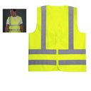 Ver imagem 2 de Colete Sinalizador Faixa Refletiva Segurança do Trabalho Epi Proteçao Obra Estrada Avenida Rodovia