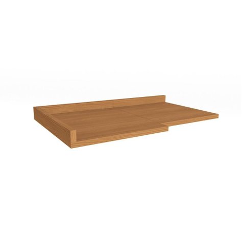 Tampo de Cozinha Modulado P/ Balcão Canto Reto Ciela E611 98cm Canela - Kappesberg