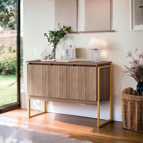 Buffet Aparador Luxo Roma - Affara Dourado