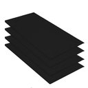 Ver imagem 3 de Kit 4 Colchonete Ginastica Academia Creche Yoga Fitness 95X59X3 Courino Preto - D A DECOR