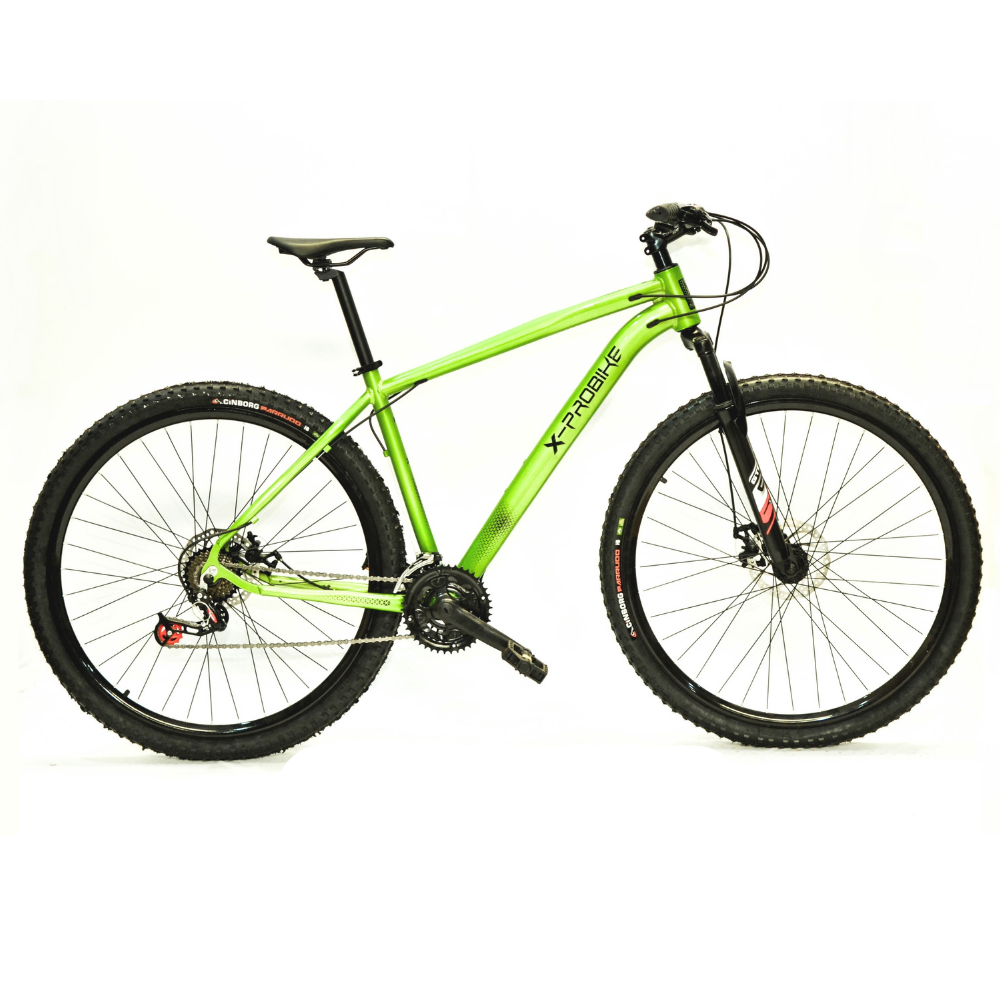 Bicicleta Aro 29 Freio a Disco 21v Verde X-PROBIKE:19
