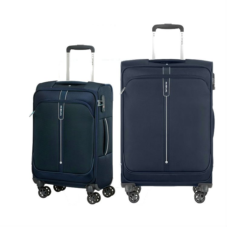 Conjunto de Malas Samsonite Popsoda P e M Azul Escuro