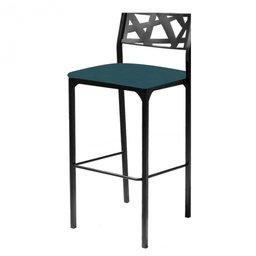 Kit 4 banquetas Eliza Gourmet Azul turquesa-Gat Magazine - 3