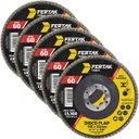 Ver imagem 1 de Disco Flap Cônico 115mm Grão 60 Madeira Aço Desbaste 05 Un