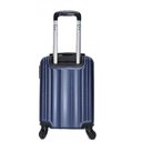 Ver imagem 5 de Mala de Bordo Pequena para Viagem em Abs Yins 21023 Cadeado Integrado Rodas Giro 360º Azul Pp