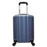 Mala de Bordo Pequena para Viagem em Abs Yins 21023 Cadeado Integrado Rodas Giro 360º Azul Pp - 1