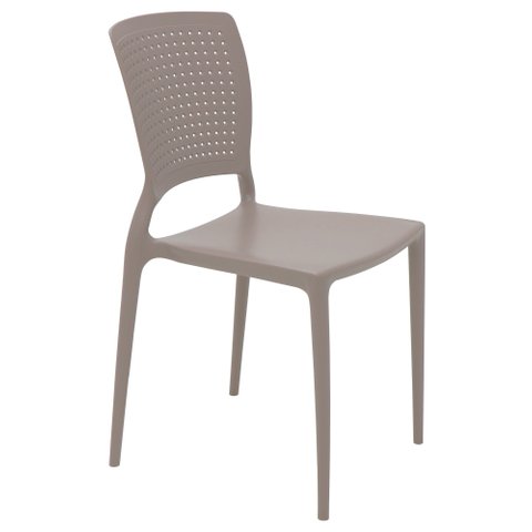 Cadeira Tramontina Safira em Polipropileno e Fibra de Vidro Camurça Tramontina