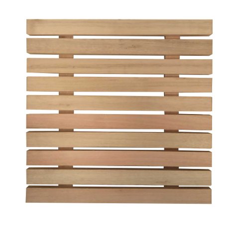 Jardim Vertical Painel Modular 50x50 Cm Eucalipto sem Pintura Neonx Recuo 8 Cm