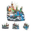 Ver imagem 1 de Enfeite Vilarejo Natalino Natal Musica Decoracao de Mesa Cenario Aparador Estante Sala Shopping Vitr