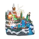 Ver imagem 5 de Enfeite Vilarejo Natalino Natal Musica Decoracao de Mesa Cenario Aparador Estante Sala Shopping Vitr