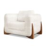 Poltrona Jobim Linho Boucle Off White - Lucadi Home - 1