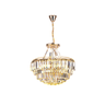 Lustre Pendente Moderno Cristal com Base Rosê Gold K9 - 2