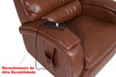 Ver imagem 7 de Poltrona Reclinável Imperial Motorizada Courissimo com Lift:pinhão 849