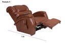Ver imagem 6 de Poltrona Reclinável Imperial Motorizada Courissimo com Lift:pinhão 849